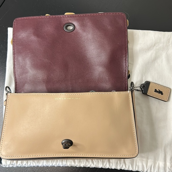 Coach Dinky Tea Rose Crossbody 38197 - Picture 9 of 14